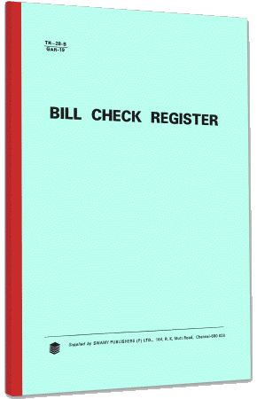 GAR-19/TR28B BILL CHECK REGR. 100 P. cover