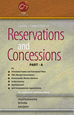 RESERVATIONS AND CONCESSIONS PART A cover