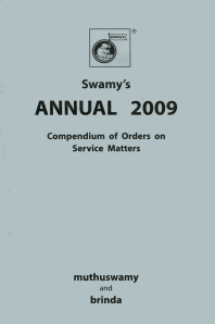 SWAMY'S ANNUAL 2009 (COMPENDIUM) cover