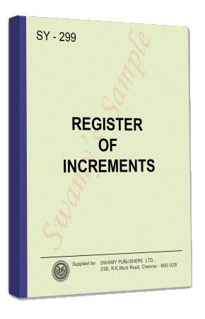 SY-299 REGR. OF INCRE. 200 FS. cover