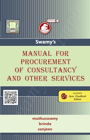SWAMYS MANUAL FOR PROCUREMENT OF CONSULTANCY AND OTHER SERVICES cover