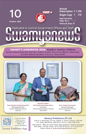 SWAMYS NEWS - OCTOBER cover