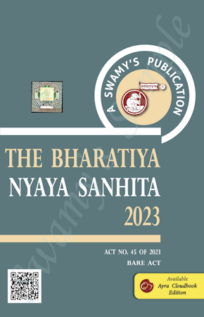 THE BHARATIYA NYAYA SANHITA, 2023 cover