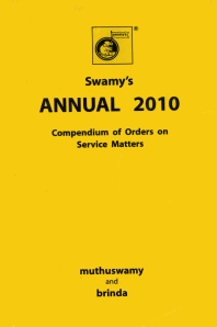 SWAMY'S ANNUAL 2010 (COMPENDIUM) cover