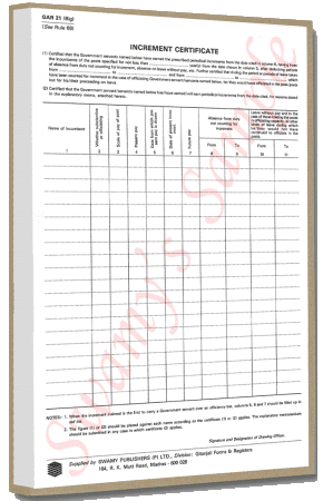 GAR-21/TR-24 INCRE. CERT. BIG (100) cover