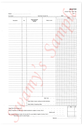 CPWA-21 MUSTER ROLL- OUTER (100) cover
