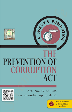 SWAMYS PREVENTION OF CORRUPTION ACT cover