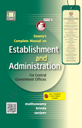 SWAMY'S MANUAL ON ESTT. & ADMN. cover