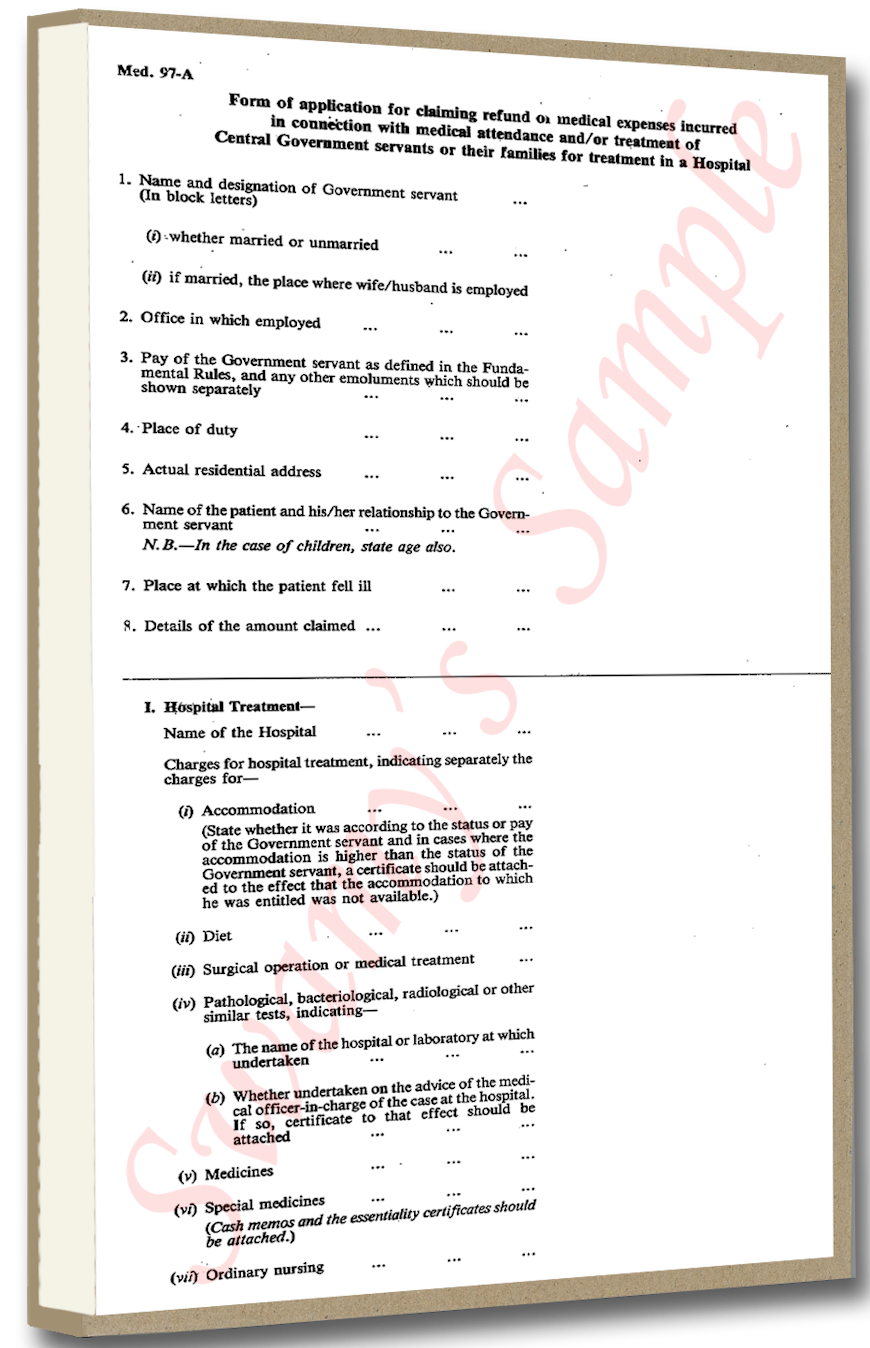 MED-97B MED. REIMB. -  AMA ONLY (100) cover