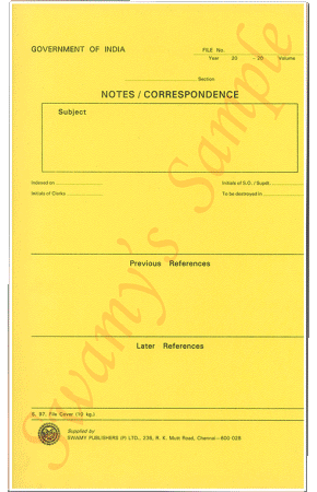 S-97 FILE COVER 10 KG  COLOUR BOARD (100) cover