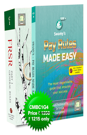 SWAMYS FRSR - PART I - GENERAL RULES (2025) & PAY RULES MADE EASY (2025) cover