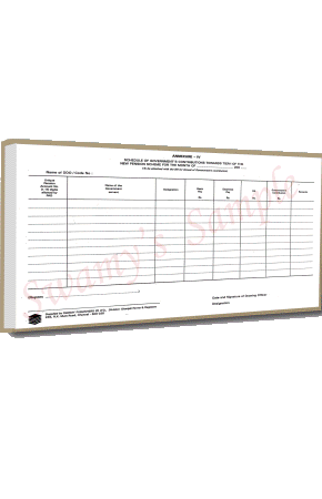 ANNEX. IV SCHEDULE OF GOVT. SERVANTS (50) cover