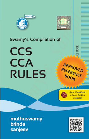 SWAMYS CCS (CCA) RULES cover