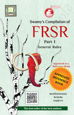 SWAMYS FRSR - PART I - GENERAL RULES cover