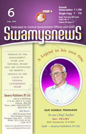 SWAMYS NEWS - JUNE cover
