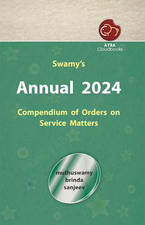 SWAMYS ANNUAL 2024 (COMPENDIUM) cover