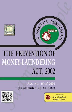 THE PREVENTION OF MONEY-LAUNDERING ACT, 2002 cover