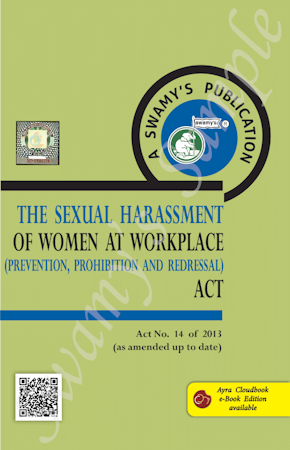 THE PREVENTION OF SEXUAL HARASSMENT OF WOMEN AT WORKPLACE cover