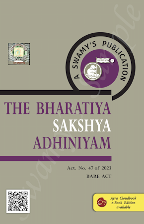 THE BHARATIYA SAKSHYA ADHINIYAM, 2023 cover