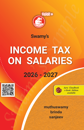 SWAMYS INCOME TAX ON SALARIES cover