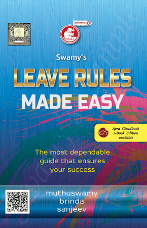 SWAMYS LEAVE RULES MADE EASY cover