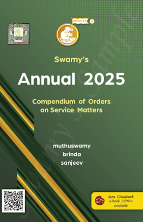 SWAMYS ANNUAL 2025 (COMPENDIUM) cover