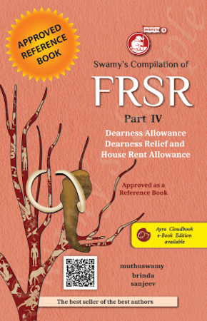 SWAMYS FRSR PART IV-DA, DR & HRA cover