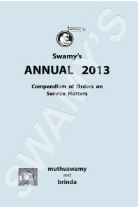 SWAMY'S ANNUAL - 2013 (COMPENDIUM) cover