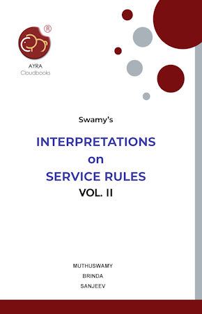 INTERPRETATIONS  ON  SERVICE RULES VOL - II cover