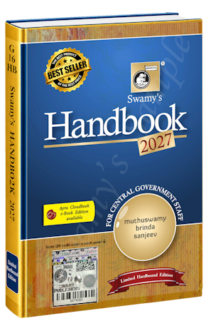 SWAMYS HANDBOOK HARDBOUND (ENGLISH) cover