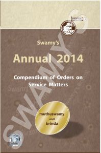 SWAMY'S ANNUAL 2014 (COMPENDIUM) cover