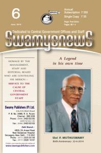 SWAMYS NEWS - JUNE cover
