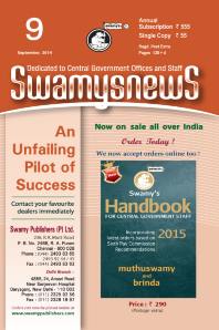 SWAMYS NEWS - SEPTEMBER cover