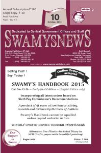 SWAMYS NEWS - OCTOBER cover