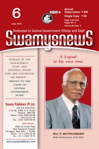 SWAMYS NEWS - JUNE cover