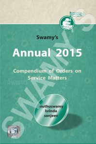 SWAMY'S ANNUAL 2015 (COMPENDIUM) cover