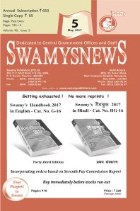 SWAMYS NEWS - MAY cover