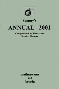 SWAMYS ANNUAL 2001 (COMPENDIUM) cover