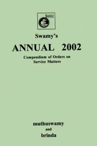 SWAMYS ANNUAL 2002 (COMPENDIUM) cover
