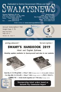 SWAMYS NEWS - MAY cover