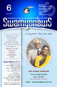 SWAMYS NEWS - JUNE cover
