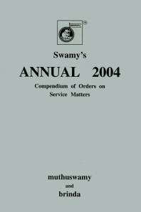 SWAMYS ANNUAL 2004 (COMPENDIUM) cover