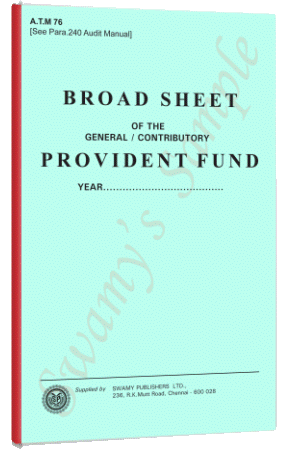 ATM-76 GPF BROAD SHEET 25 FS. cover