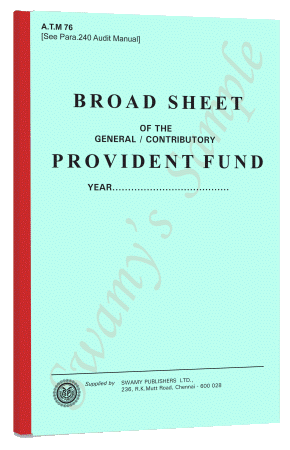 ATM-76 GPF BROAD SHEET 50 FS. cover