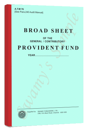 ATM 76 GPF BROAD SHEET 100 FS. cover