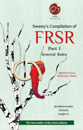 FRSR - PART I - GENERAL RULES cover