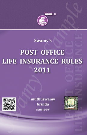 SWAMYS POST OFFICE LIFE INSURANCE RULES cover